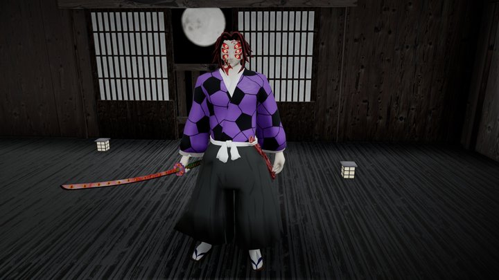 [Demon Slayer] Upper Rank One | Kokushibo 3D Model