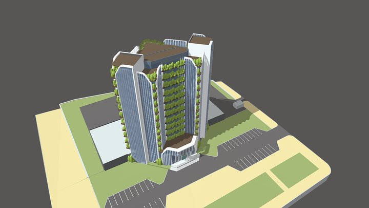 01_variant_Central_Bank - copy 2 3D Model