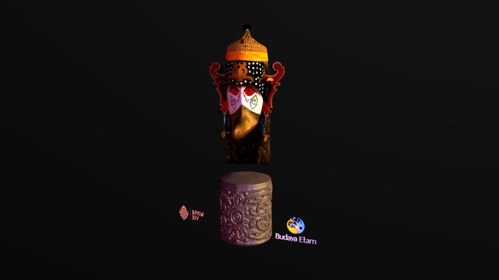 Hudoq Elang 3D Model