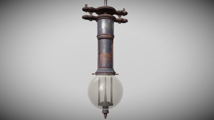 Weston Arc Lamp 3D Model