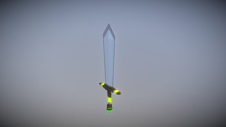 Sword Low Poly 3D Model