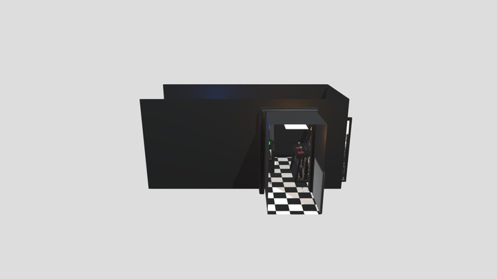 Chica Arcade Machine 3D Model