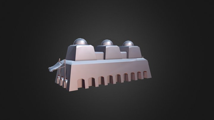 Star Wars: Tatooine Build Long Prop. 3D Model