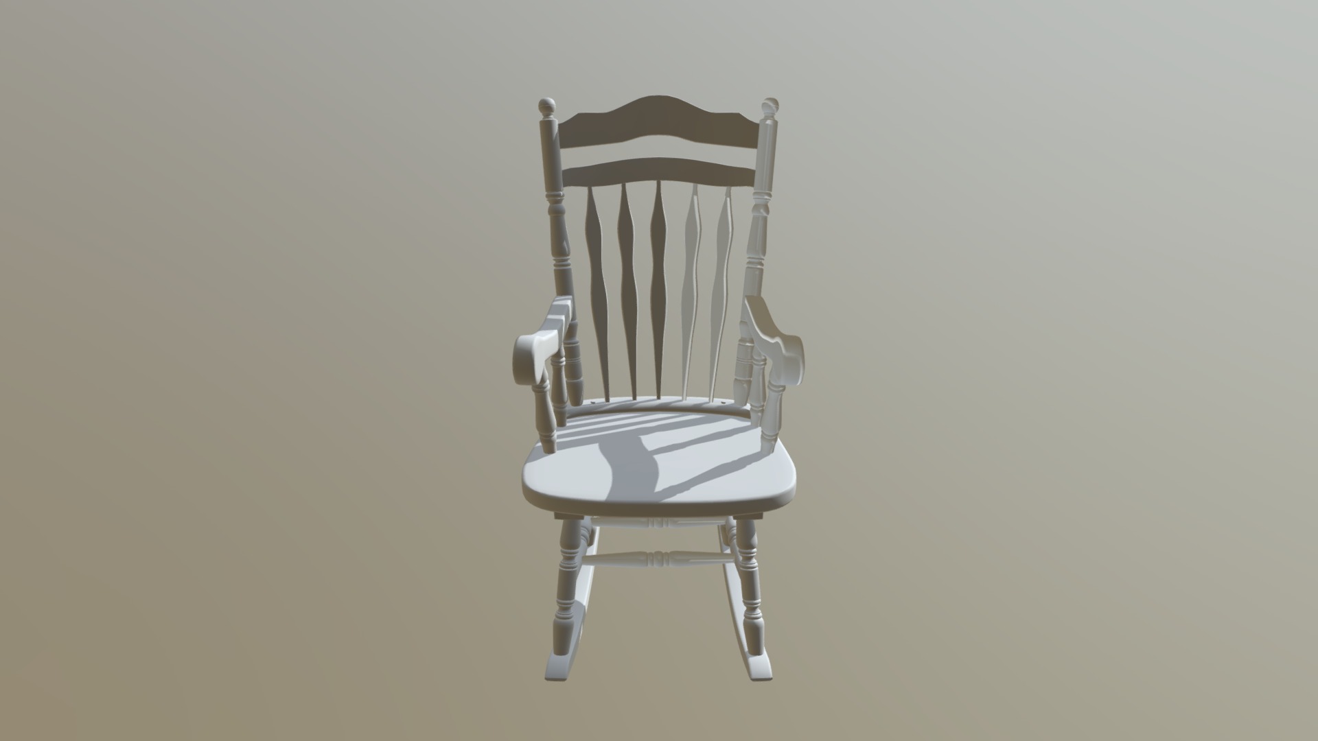 Rocking Chair - 3D model by k.hornibrook [8870195] - Sketchfab
