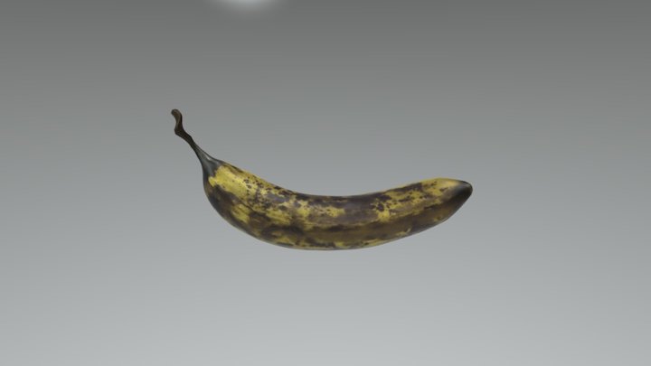 Banana Ripe 3D Model