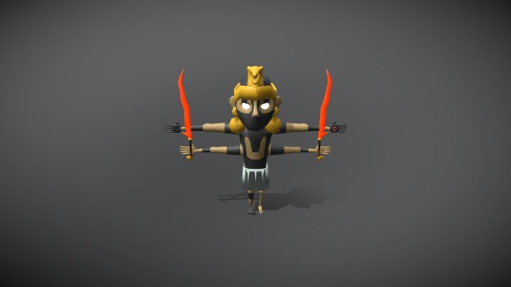 Inka God 3D Model