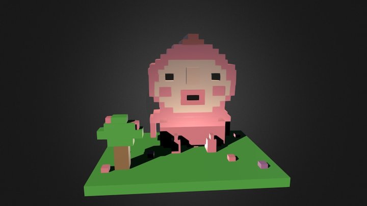 數媒系動畫組1年A班 倪正恩 105051469 3D Model