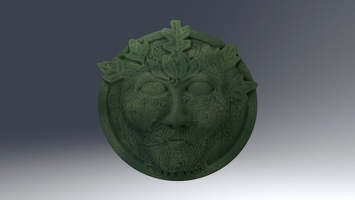 Green Man 3D Model