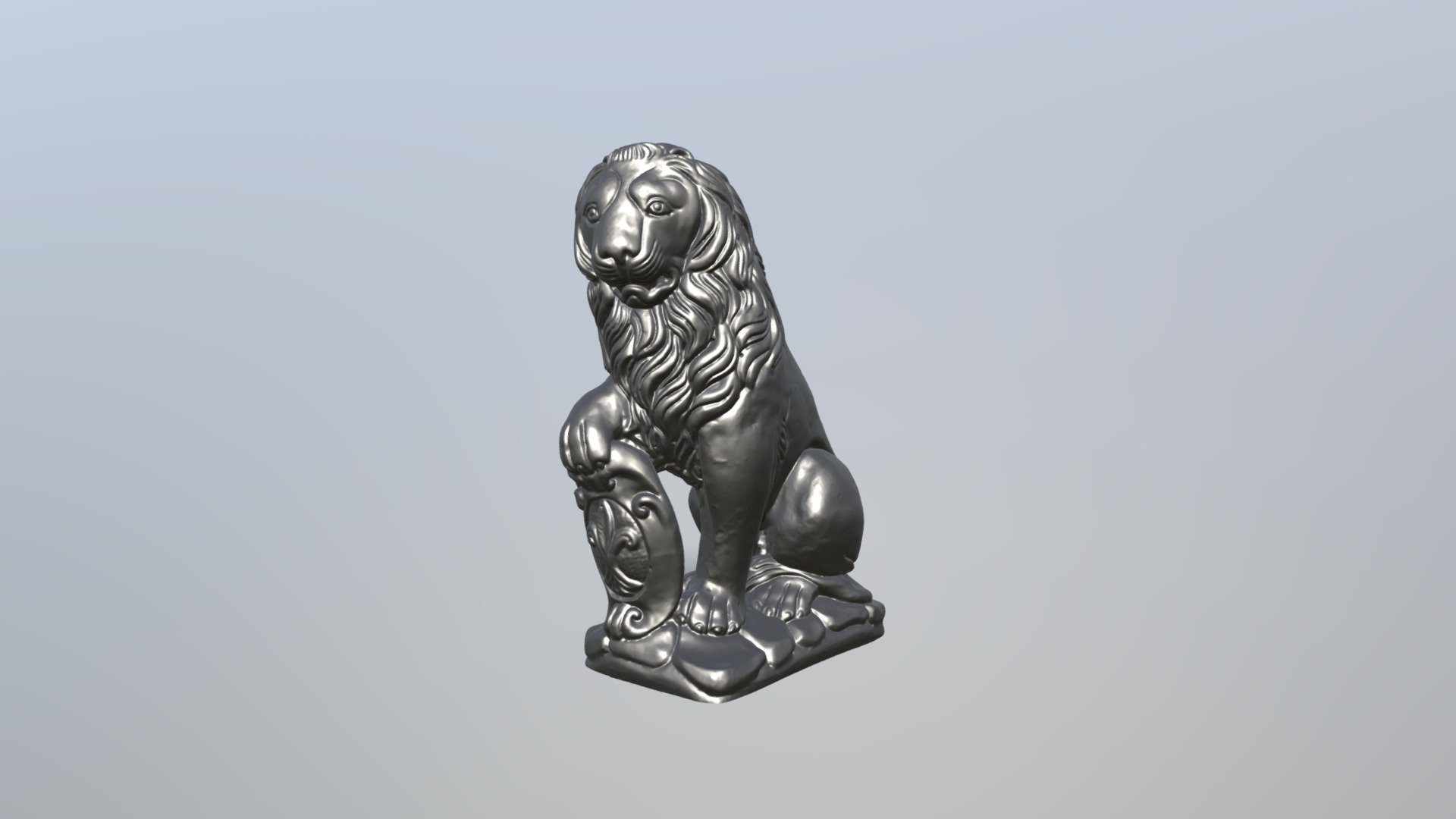 Lion Statue Pop2