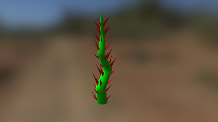 Thorny Vine 3D Model