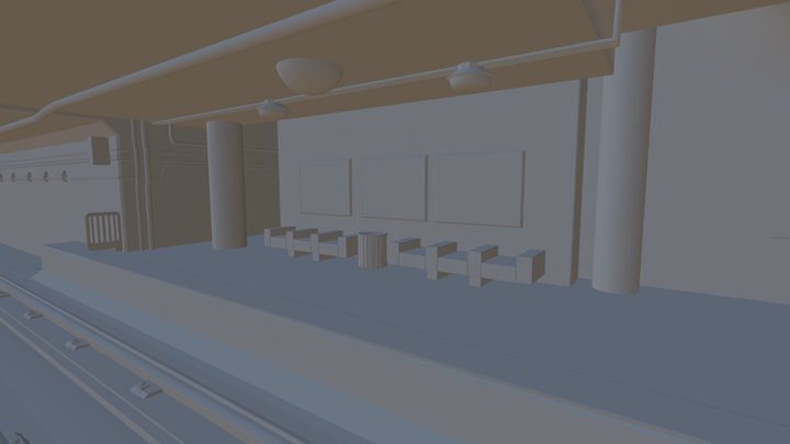 Train Station Update 01 3D Model