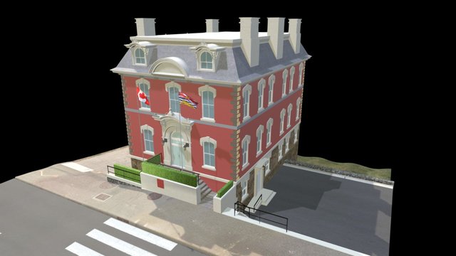 Old Victoria Custom House 3D Model
