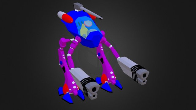 Mech Bot 3D Model