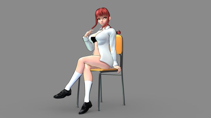 Makima ( Chainsaw Man ) 3D Model