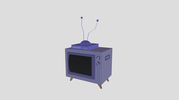 Television 3D Model