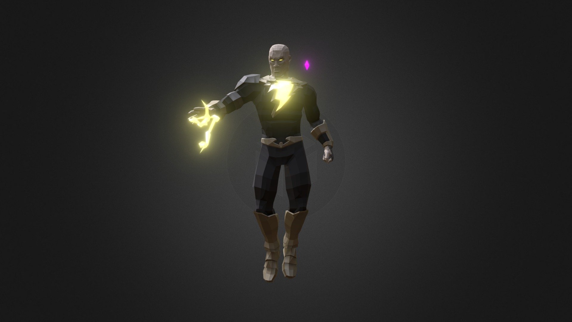 Black Adam (Dwayne Johnson) - Download Free 3D model by DavidA3D ...