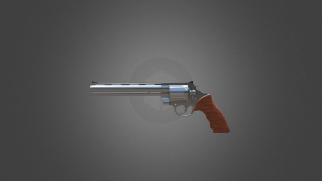 Colt anaconda 44 magnum 3D Model
