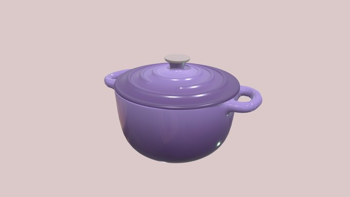Le Creuset Style Dish 3D Model