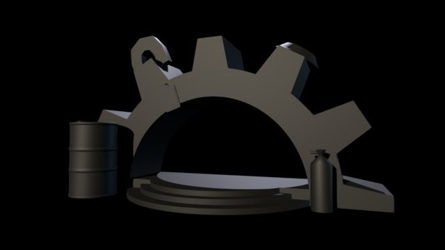 Battle Structure 3D Model