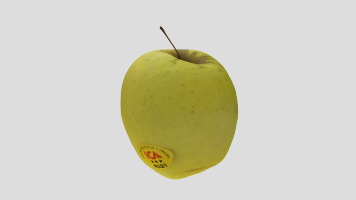 yellow apple 3D Model