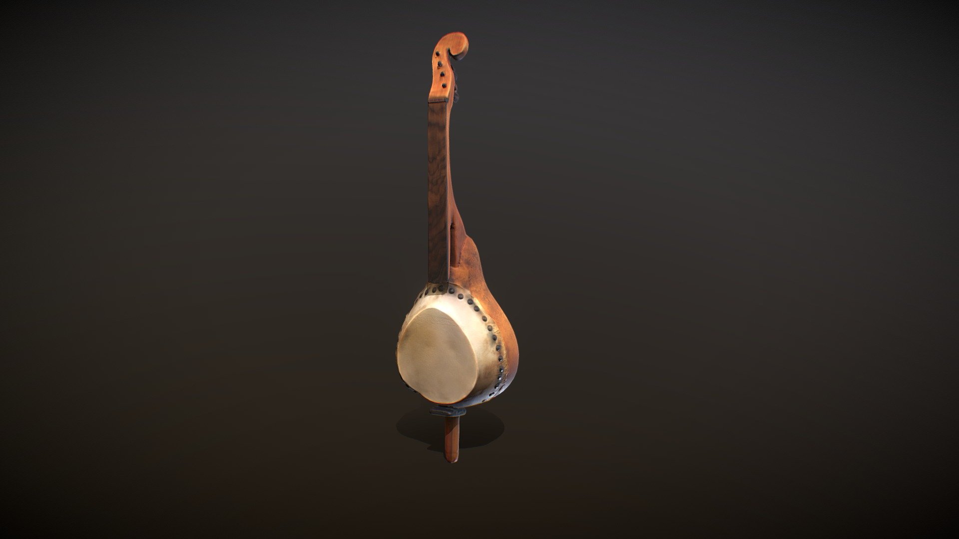 Gourd Banjo - 3D model by bhart9 [887a5c8] - Sketchfab