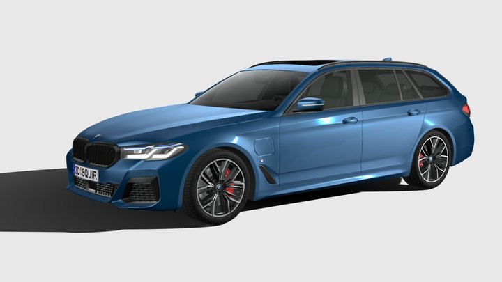 BMW 5-series Touring G31 M sport 2021 3D Model