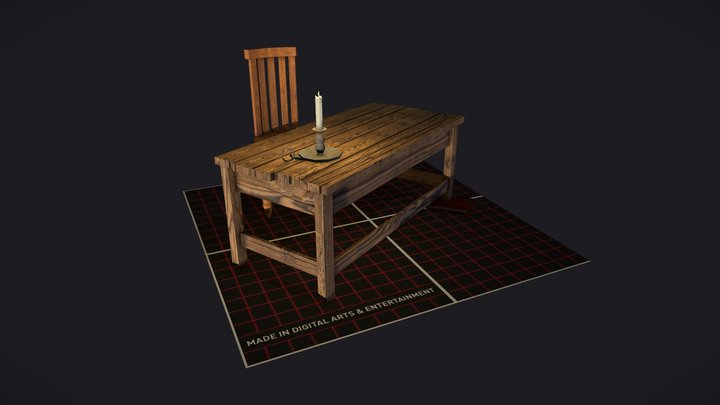 DAE 5 Finished props - forest loner 3D Model