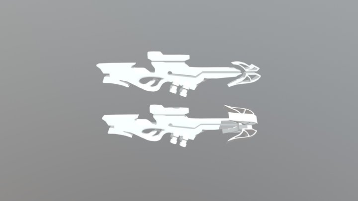 Energy Sniper 3D Model