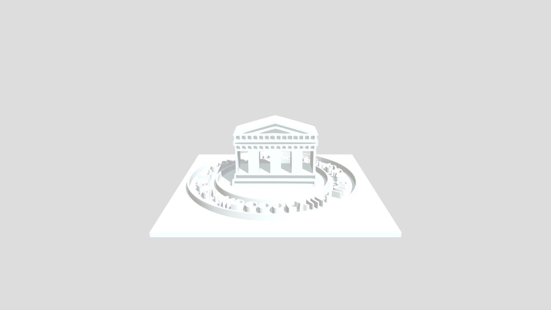 Robert College Logo 3D
