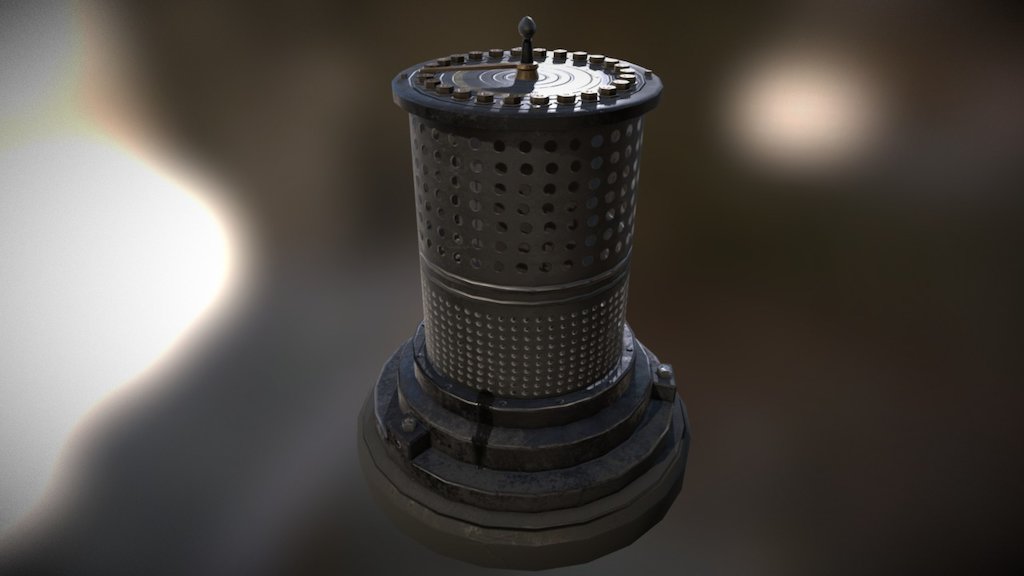 Cylindrical Laboratory Controller - 3D model by Mad_Lobster_Workshop ...