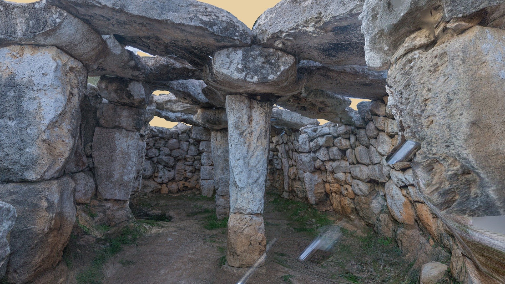 Torre d'en Galmés_Sala Hipóstila — Sketchfab embed 3D viewer