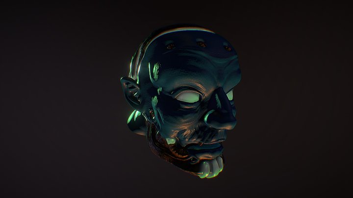 Caine Face 3D Model