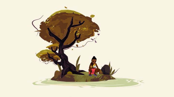 Girl with ONI Picoimager and Codi 3D Model