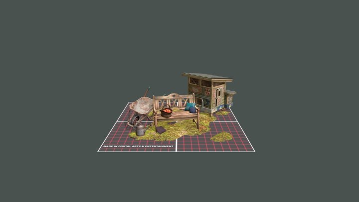 DAE 5 Finished props - Grandma's house 3D Model