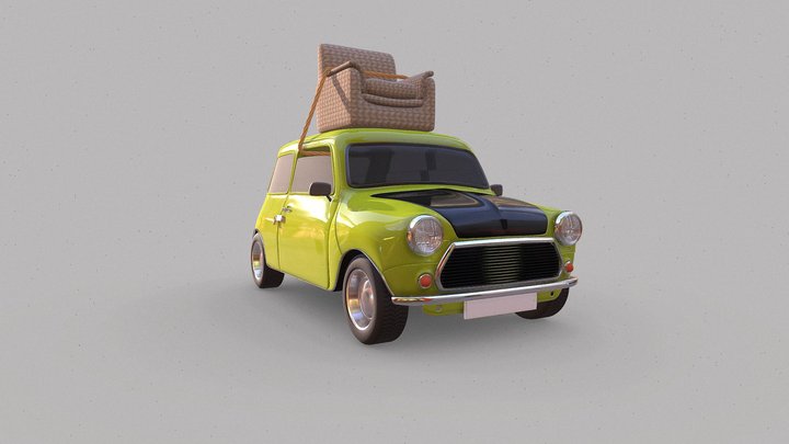 Mr Bean Car 3D Model