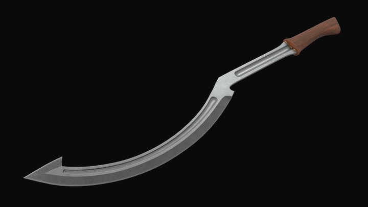 Khopesh Sword 3D Model