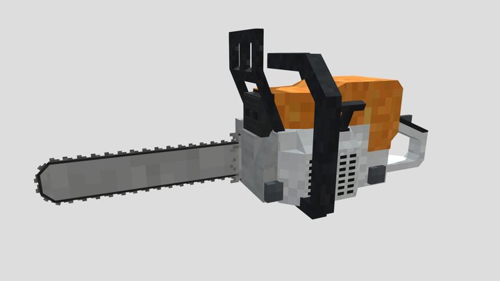 Minecraft - Chainsaw 3D Model