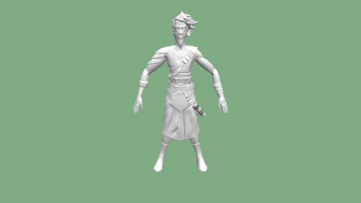 Harpoon Guy (WIP) 3D Model