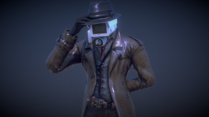 Keldrix's Detective Cameraman 3D Model