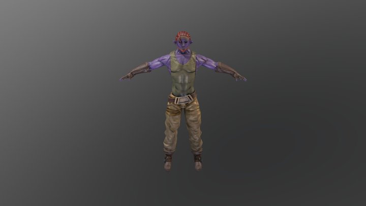 Sculpture Pose 3D Model