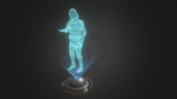 Hologram disguise emitter 3D Model