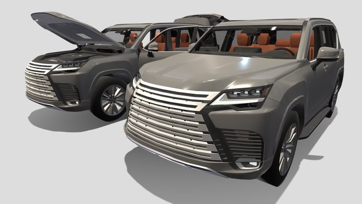 Lexus LX600 3D Model