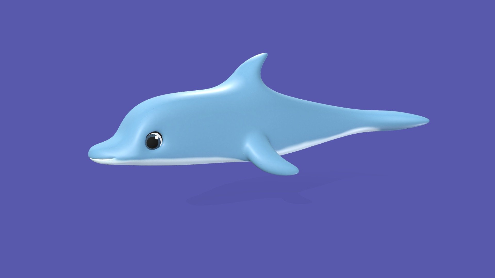 Stylized Toon Dolphin (rigged) - Buy Royalty Free 3D model by ahingel ...