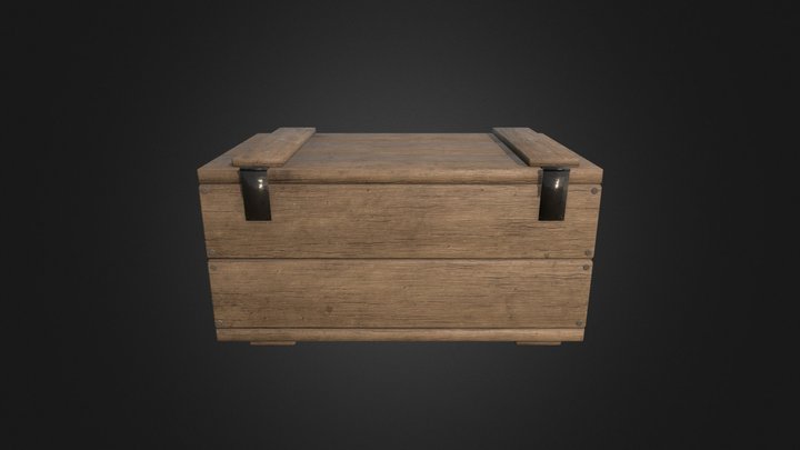 Wooden box | Game ready 3D Model