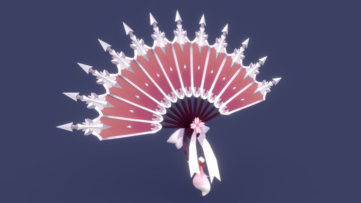 Cherry Blossom Weapon 3D Model