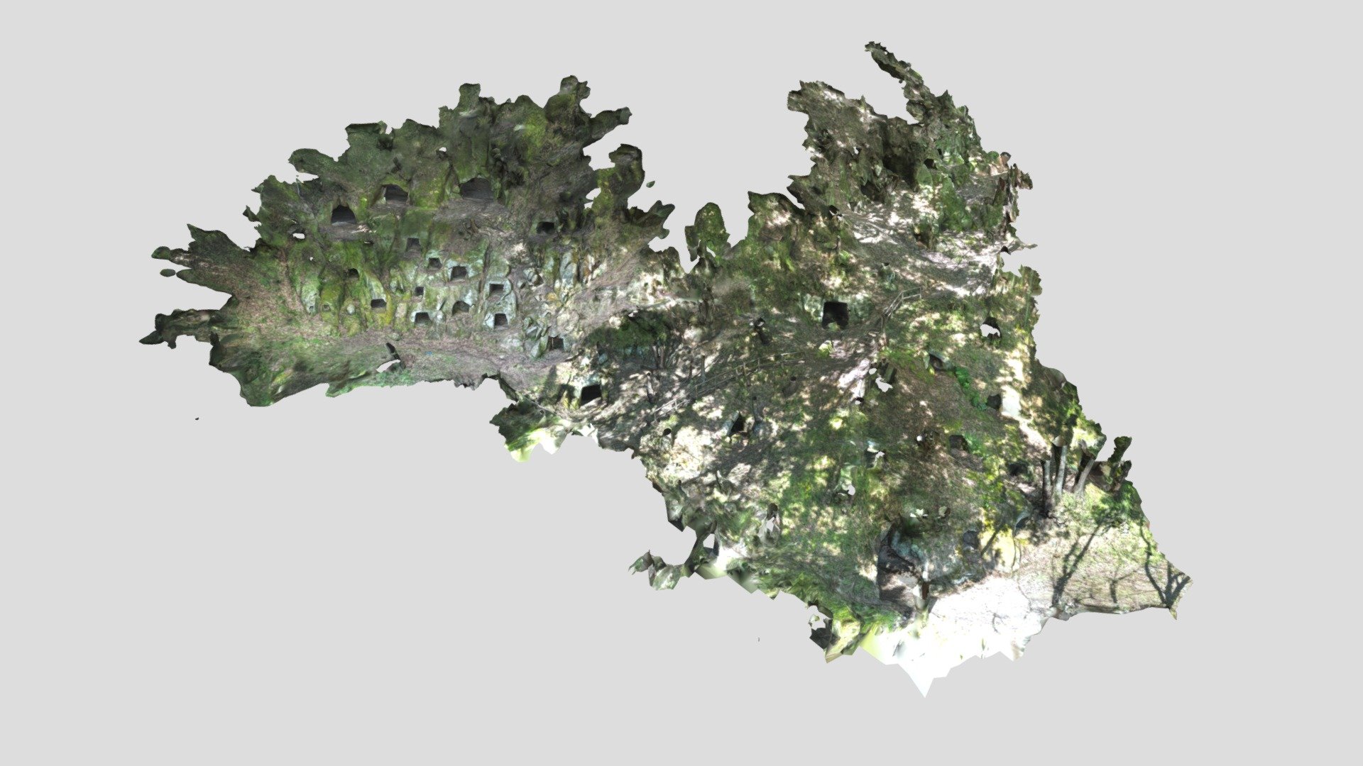 北江間横穴群大北支群 — Sketchfab embed 3D viewer