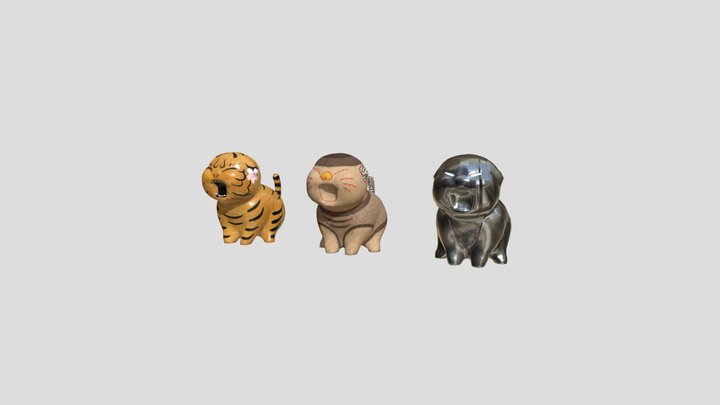 Tea Pet _ Tiger 3D Model