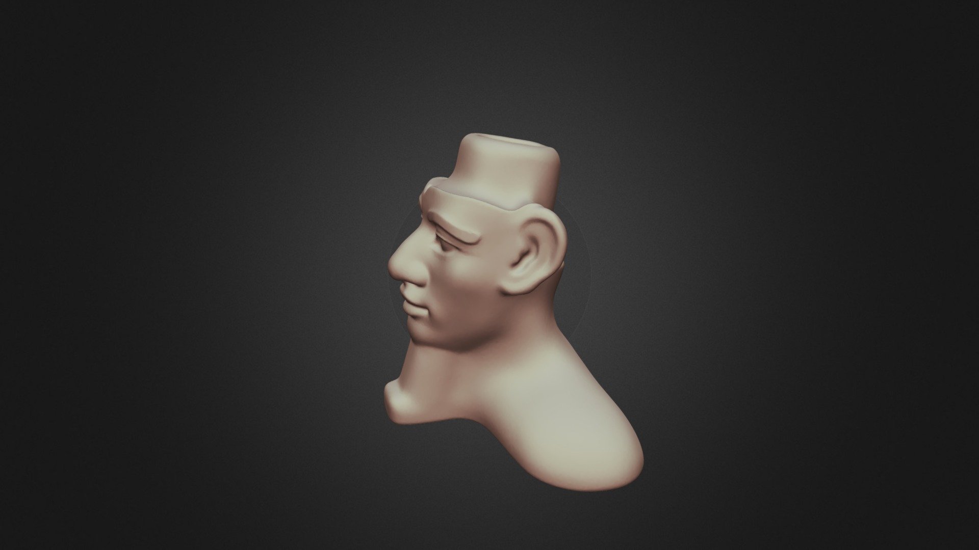 Pharaoh Bust for Hedjet Pendant