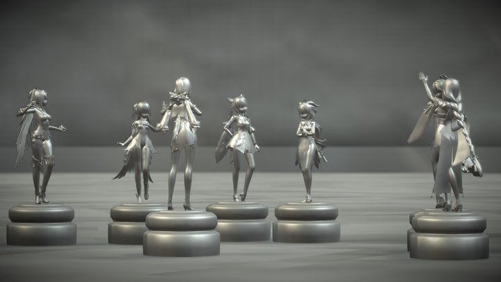 The Fallen. (Fanmade story) 3D Model