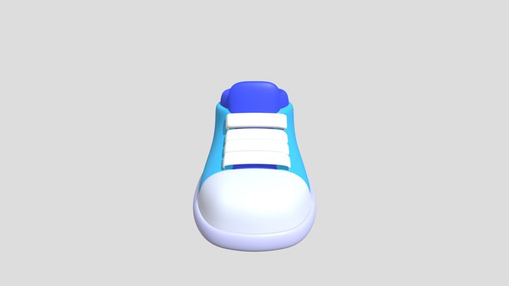 Shoes low poly 3D Model